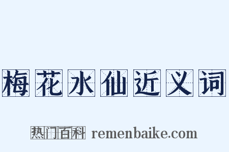 梅花水仙近义词是什么意思的图片
